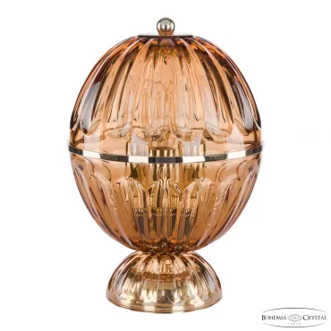 Настольная лампа Bohemia Ivele Crystal 5480 5480L/18 G Amber/M-1H