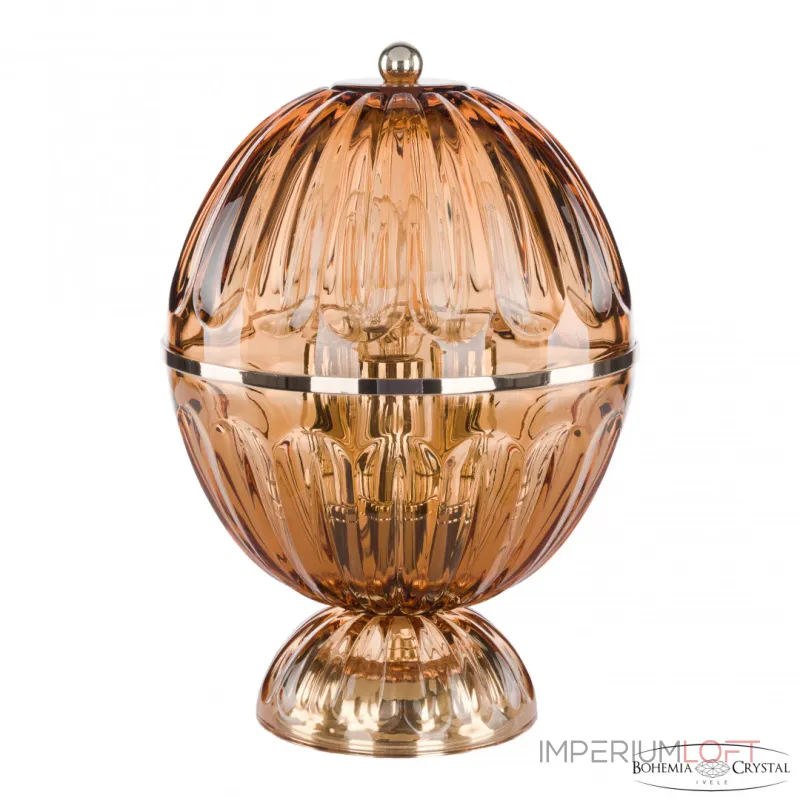 Настольная лампа Bohemia Ivele Crystal 5480 5480L/18 G Amber/M-1H Настольная лампа Bohemia Ivele Crystal 5480 5480L/18 G Amber/M-1H