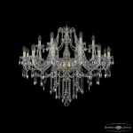 Подвесная люстра Bohemia Ivele Crystal 1415 1415/12+6/360 G