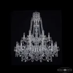 Подвесная люстра Bohemia Ivele Crystal 1411 1411/12+6/300/XL-99/2d Ni