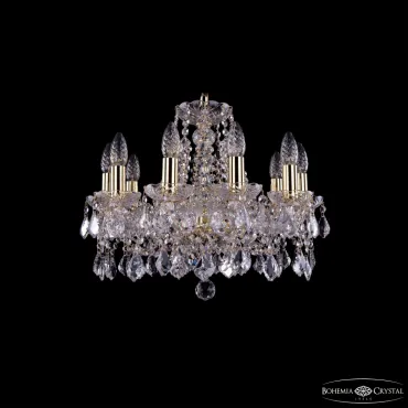 Подвесная люстра Bohemia Ivele Crystal 1413 1413/10/165 G Leafs