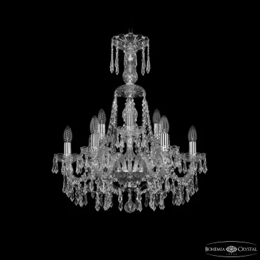 Подвесная люстра Bohemia Ivele Crystal 1403 1403/6+3/195/XL-65 Ni Подвесная люстра Bohemia Ivele Crystal 1403 1403/6+3/195/XL-65 Ni