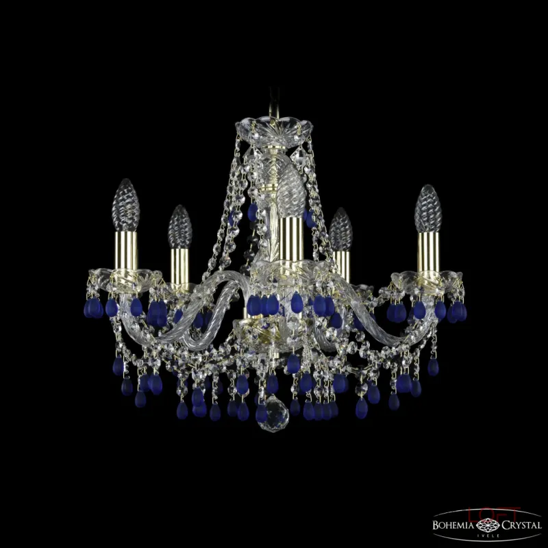 Подвесная люстра Bohemia Ivele Crystal 1410 1410/5/160 G V3001