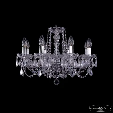 Подвесная люстра Bohemia Ivele Crystal 1402 1402/8/195 Ni Leafs