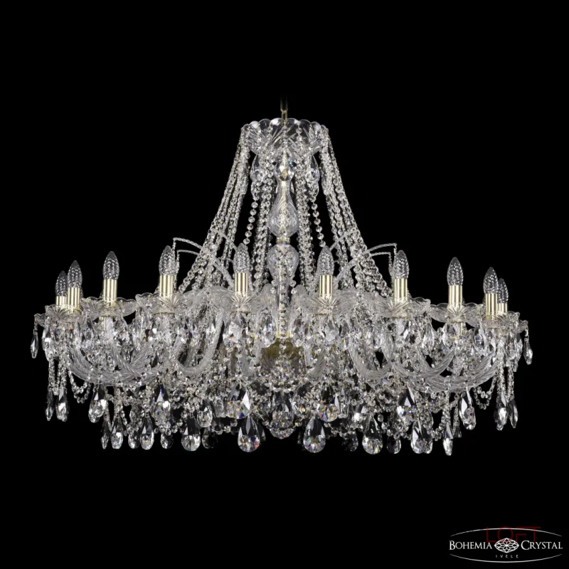Подвесная люстра Bohemia Ivele Crystal 1411 1411/20/400 G