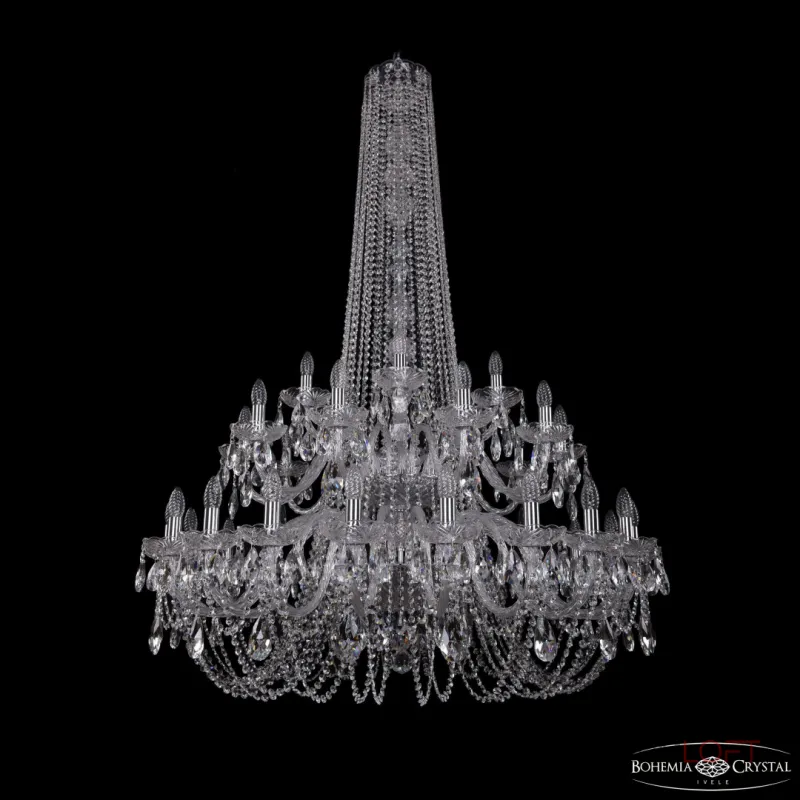 Подвесная люстра Bohemia Ivele Crystal 1402 1402/20+10+5/400/h-160/2d Ni