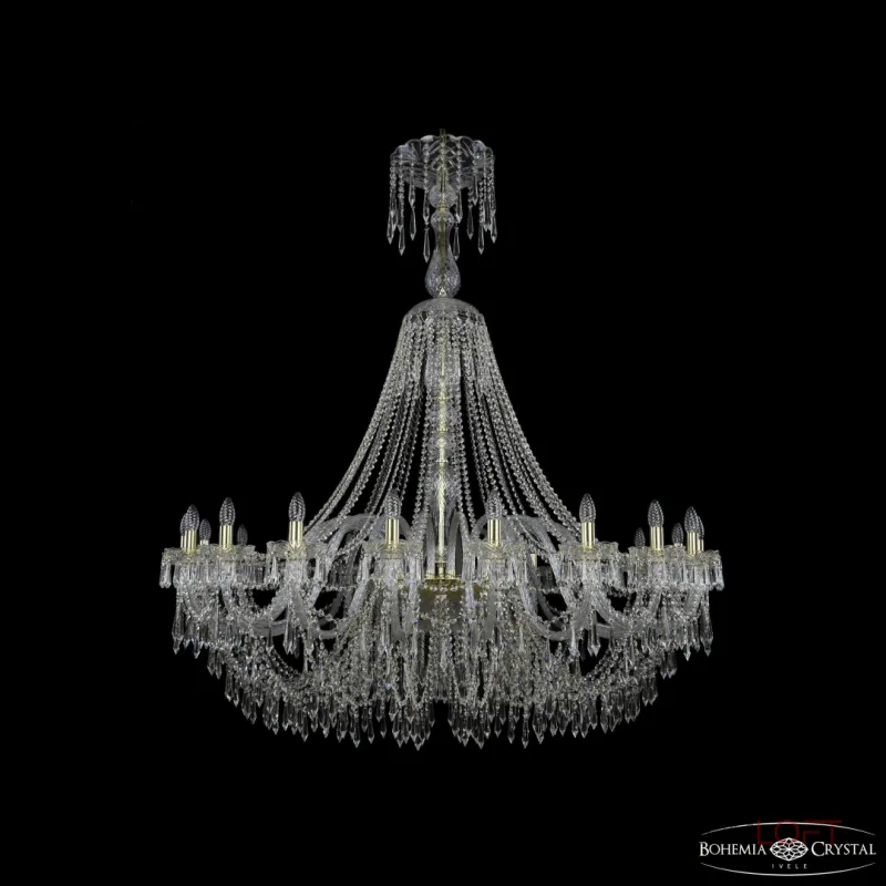 Подвесная люстра Bohemia Ivele Crystal 1403 1403/20/530/XL-160 G