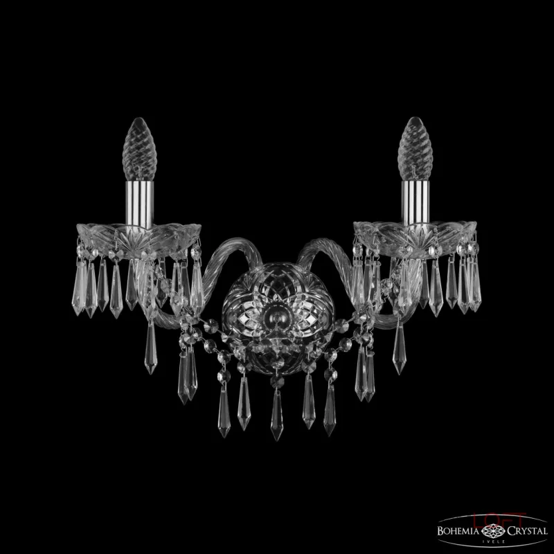 Бра Bohemia Ivele Crystal 1403 1403B/2/195/XL Ni Бра Bohemia Ivele Crystal 1403 1403B/2/195/XL Ni