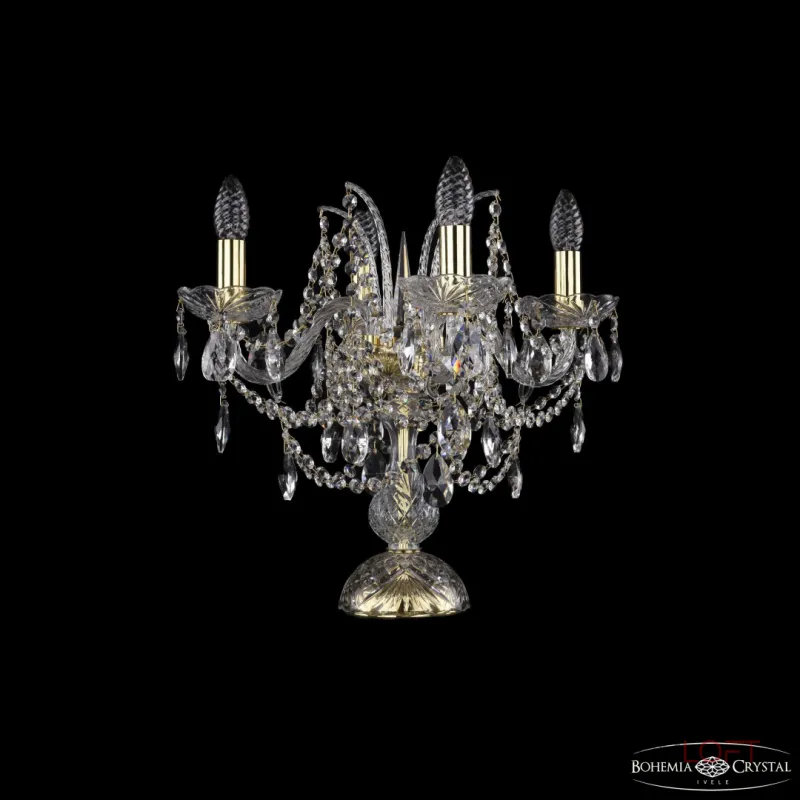 Настольная лампа Bohemia Ivele Crystal 1411 1411L/4/141-39 G