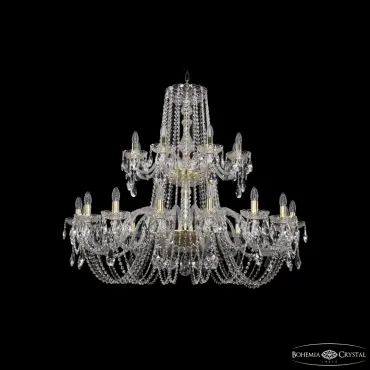 Подвесная люстра Bohemia Ivele Crystal 1402 1402/16+8/400/2d G