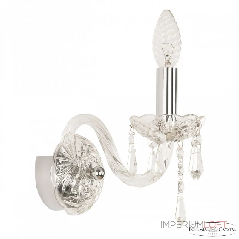 Бра Bohemia Ivele Crystal 104 104B/1/141 Ni от ImperiumLoft Бра Bohemia Ivele Crystal 104 104B/1/141 Ni от ImperiumLoft