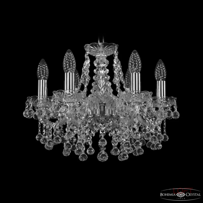 Подвесная люстра Bohemia Ivele Crystal 1409 1409/6/141 Ni