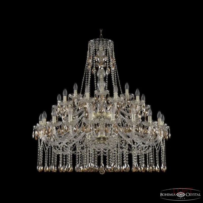 Подвесная люстра Bohemia Ivele Crystal 1413 1413/20+10+5/400/2d G K721