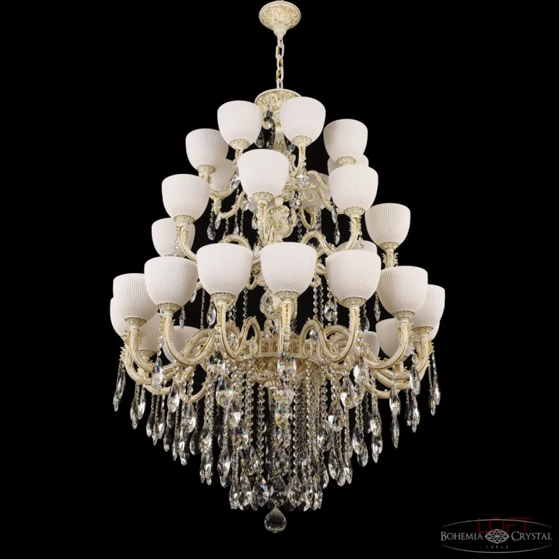 Подвесная люстра Bohemia Ivele Crystal AL7901 AL79101/16+8+8/300/3d B WMG P1 U Line