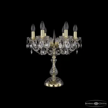Настольная лампа Bohemia Ivele Crystal 1402 1402L/6/141-47 G Настольная лампа Bohemia Ivele Crystal 1402 1402L/6/141-47 G