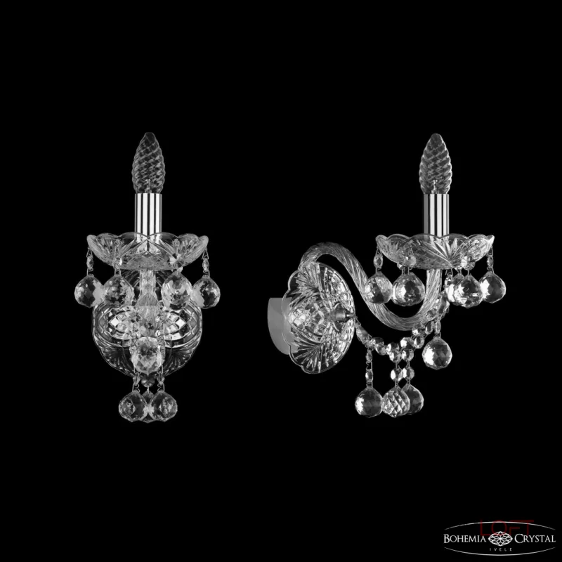 Бра Bohemia Ivele Crystal 1409 1409B/1/160/XL Ni Бра Bohemia Ivele Crystal 1409 1409B/1/160/XL Ni