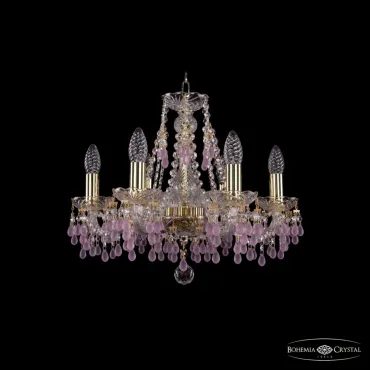 Подвесная люстра Bohemia Ivele Crystal 1410 1410/6/160 G V7010