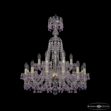 Подвесная люстра Bohemia Ivele Crystal 1410 1410/12+6/240/XL-80 G V7010