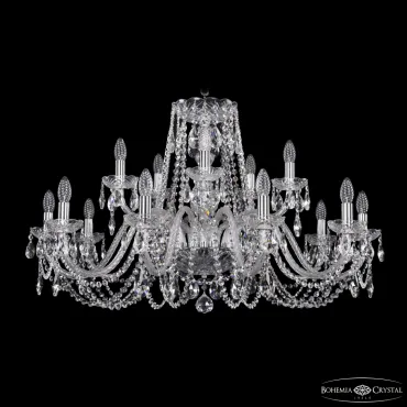 Подвесная люстра Bohemia Ivele Crystal 1402 1402/10+5/360 Ni
