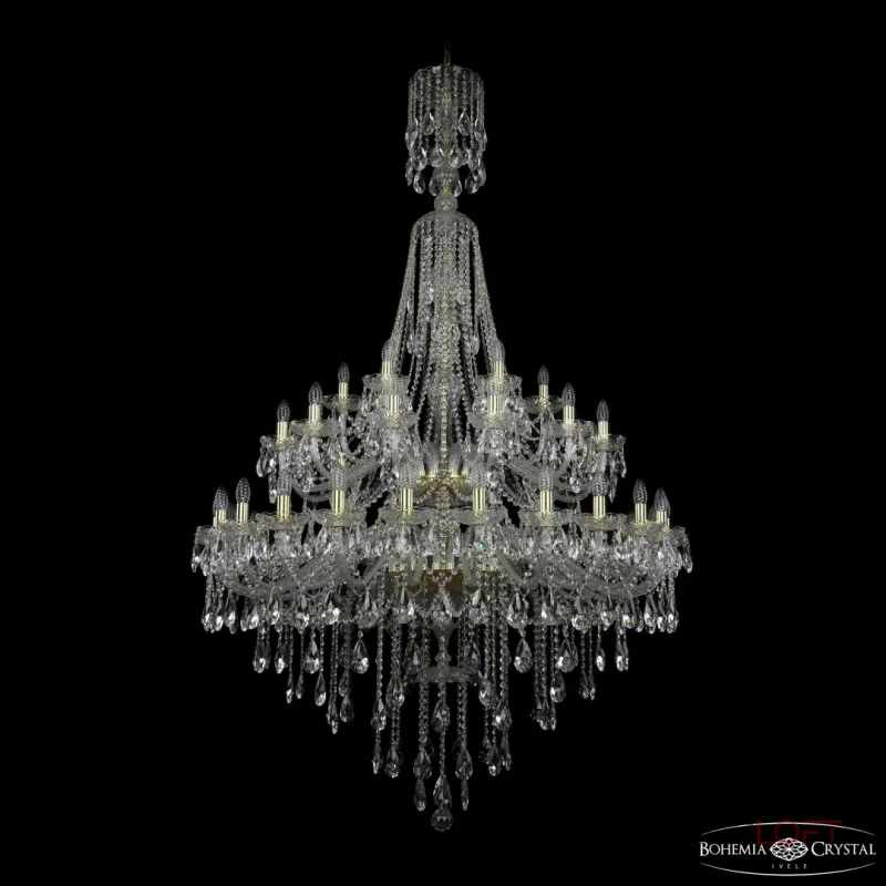 Подвесная люстра Bohemia Ivele Crystal 1415 1415/24+12+6/460/XL-213/2d G