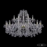 Подвесная люстра Bohemia Ivele Crystal 1409 1409/12+6/360 G