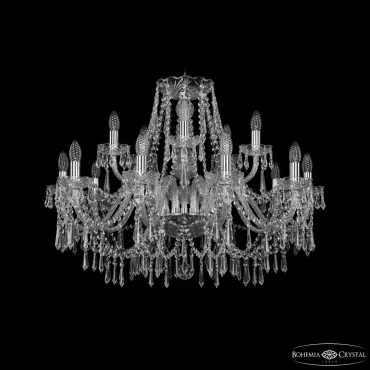 Подвесная люстра Bohemia Ivele Crystal 1403 1403/10+5/300 Ni Подвесная люстра Bohemia Ivele Crystal 1403 1403/10+5/300 Ni