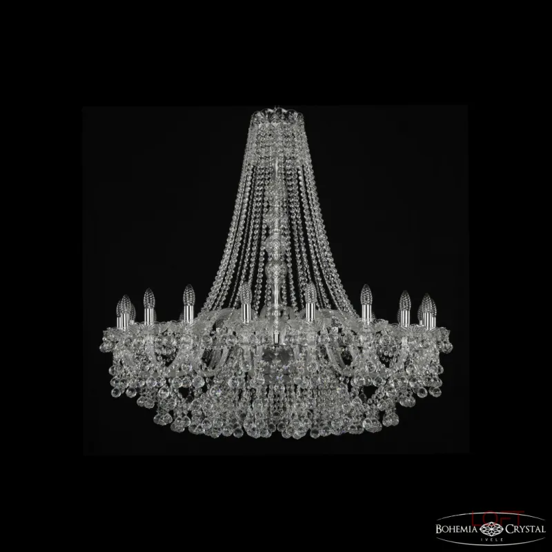 Подвесная люстра Bohemia Ivele Crystal 1409 1409/20/400/h-113 Ni