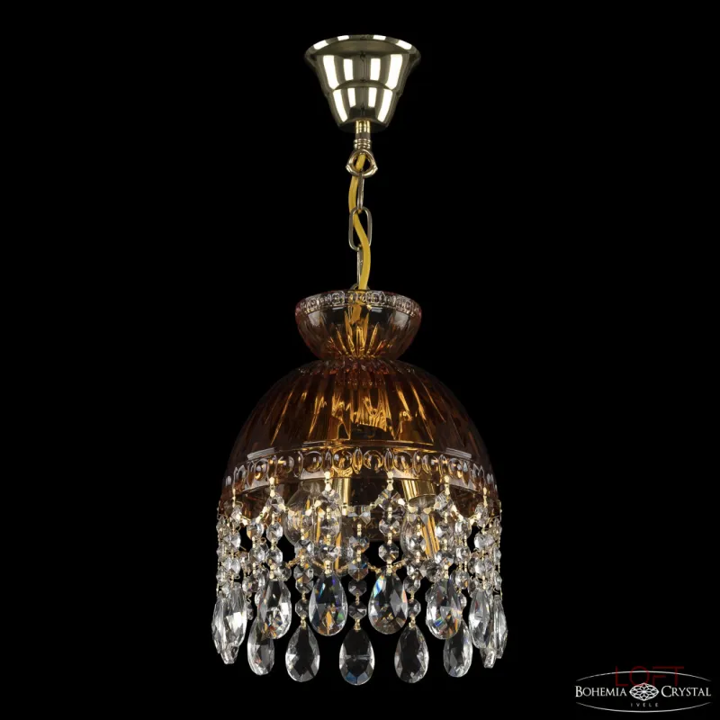 Подвесной светильник Bohemia Ivele Crystal 5478 5478/22 G Amber/M-1G