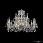 Подвесная люстра Bohemia Ivele Crystal 1402 1402/10+5/240 G
