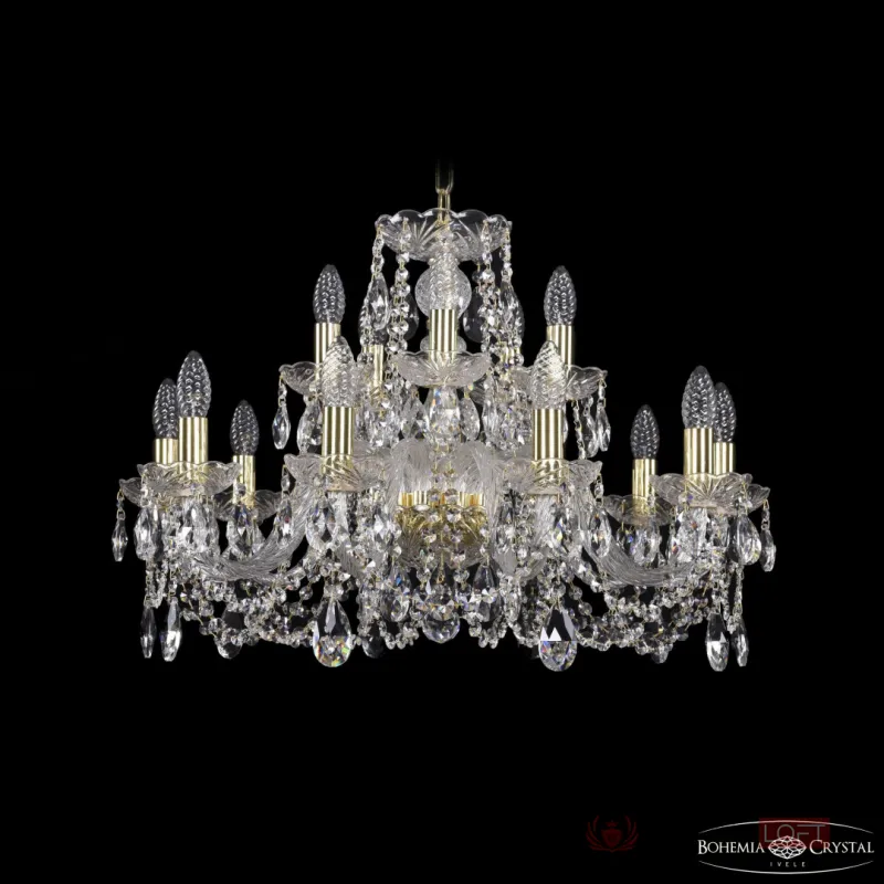 Люстра Bohemia Ivele Crystal 1402 1402/10+5/240 G от ImperiumLoft