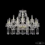 Подвесная люстра Bohemia Ivele Crystal 1413 1413/10+5/300 G
