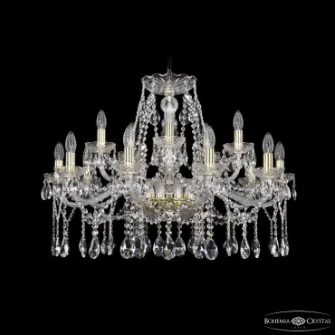Подвесная люстра Bohemia Ivele Crystal 1413 1413/10+5/300 G Подвесная люстра Bohemia Ivele Crystal 1413 1413/10+5/300 G