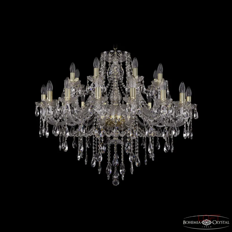 Подвесная люстра Bohemia Ivele Crystal 1415 1415/16+8/360 G