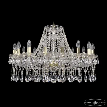 Подвесная люстра Bohemia Ivele Crystal 1413 1413/16/300 G