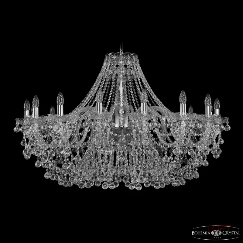 Подвесная люстра Bohemia Ivele Crystal 1409 1409/16/400 Ni