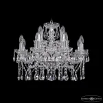 Подвесная люстра Bohemia Ivele Crystal 1413 1413/8+4/200 Ni