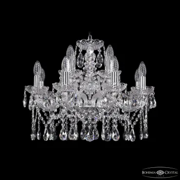 Подвесная люстра Bohemia Ivele Crystal 1413 1413/8+4/200 Ni