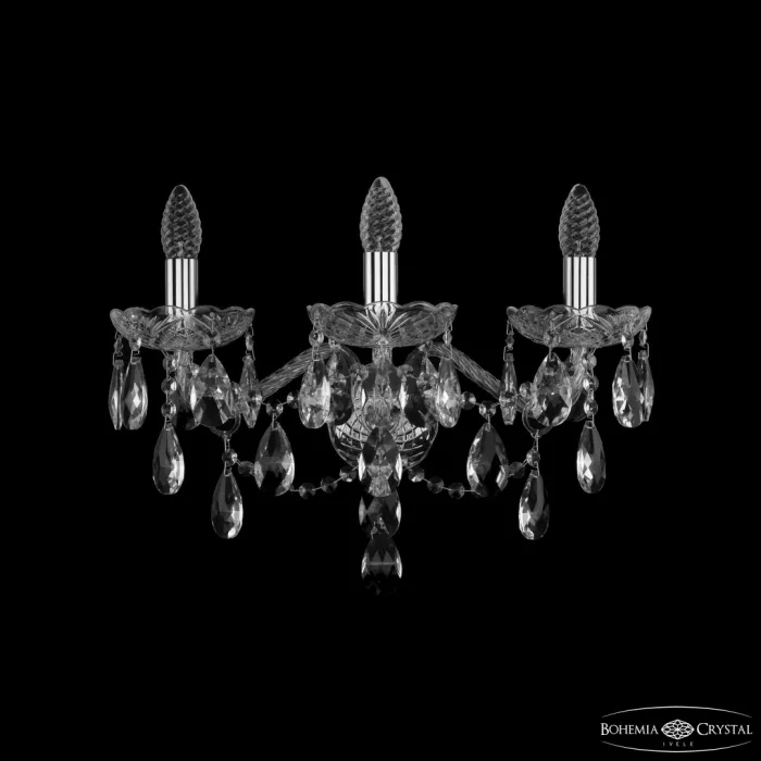 Бра Bohemia Ivele Crystal 1415 1415B/3/200/XL Ni от ImperiumLoft