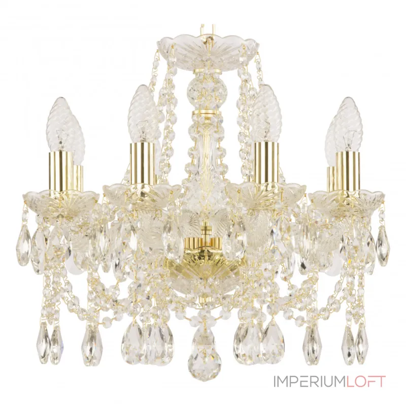 Подвесная люстра Bohemia Ivele Crystal 107 107/8/141 G