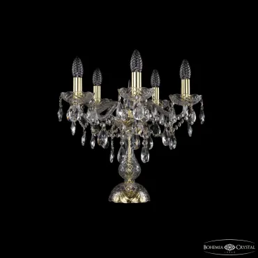 Настольная лампа Bohemia Ivele Crystal 1415 1415L/5/141-39 G