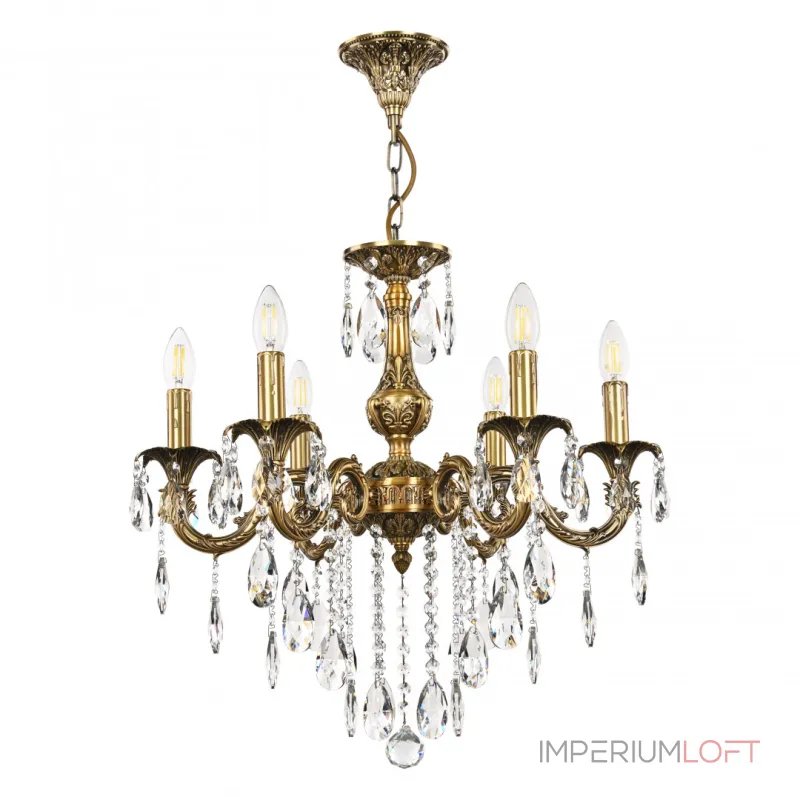 Подвесная люстра Bohemia Ivele Crystal AL7901 AL79101/6/175 B FP