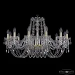 Подвесная люстра Bohemia Ivele Crystal 1402 1402/12/300 G