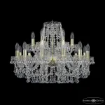 Подвесная люстра Bohemia Ivele Crystal 1409 1409/12+6/240 G