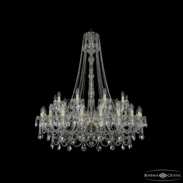 Подвесная люстра Bohemia Ivele Crystal 1411 1411/20+10/400/h-130 G