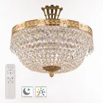Потолочная люстра Bohemia Ivele Crystal 1901 19011/35IV/LED-DIM G