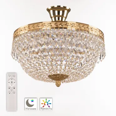 Потолочная люстра Bohemia Ivele Crystal 1901 19011/35IV/LED-DIM G Потолочная люстра Bohemia Ivele Crystal 1901 19011/35IV/LED-DIM G