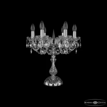 Настольная лампа Bohemia Ivele Crystal 1402 1402L/6/141-47 Ni