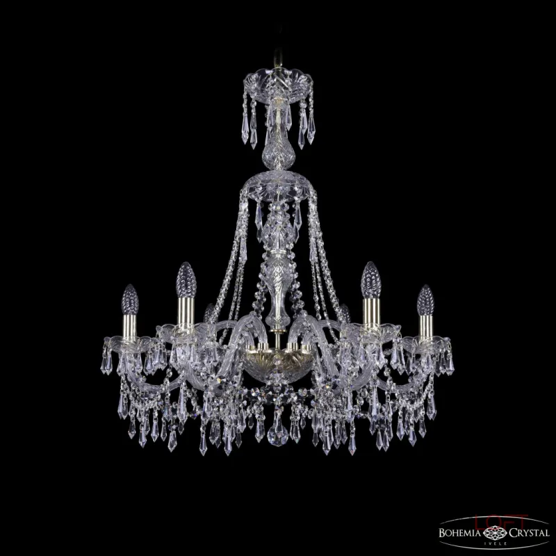 Подвесная люстра Bohemia Ivele Crystal 1403 1403/6/240/XL-75 G