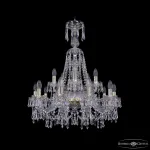 Подвесная люстра Bohemia Ivele Crystal 1403 1403/10+5/240/XL-80 G
