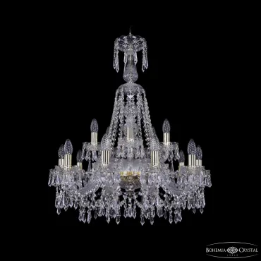 Подвесная люстра Bohemia Ivele Crystal 1403 1403/10+5/240/XL-80 G